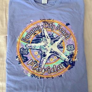 💜BOGO FREE! Purple Panama City Beach Florida T-shirt